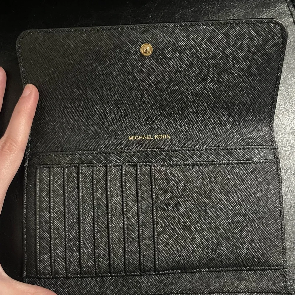 Michael Kors Black Leather Wallet